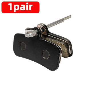 PINMOAP 1/25 Pairs Bicycle Brake Pads Semi Metal Disc Brake Pads Low-Noise Wear-Resistant Outdoor Riding Brake Replacement Parts