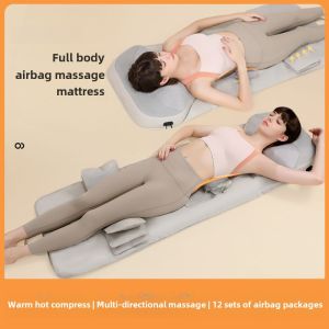 Smart Electric Airbag Mattress Full Body Massage Therapist Neck And Back Pain Relief Massager Home Use Multi-Function Pad