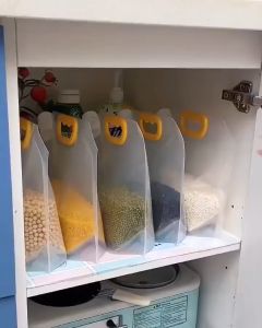 ถุงใส่อาหาร ถุงใส่น้ำ ถุงอาหารพกพา food grade บรรจุภัณฑ์อาหาร ถุงใส่น้ำ ลดการใช้พลาสติก ประหยัดเนื้อที่จัดเก็บ