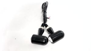 2PCS Led Motorcycle Signal Light Eagle Eye LED License Plate Lights Yellow Warning Taillight Motorbike Brake Lamp Moto Accessori