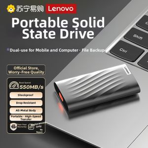 Retevis | Lenovo Mobile Solid State Drive 1TB High Speed Mini SSD for Phone And Computer Dual Use Metal Shell USB 3.1 Storage Device