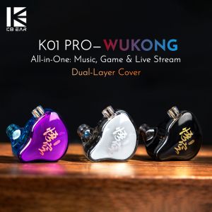 Kbear | KBEAR K01PRO WukongPRO IEMS In-Ear Earphones Wired for Music Gaming Live Streaming Full Upgrade Version