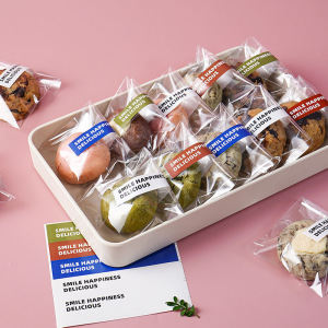 New York Style Baked Goods Packaging Bag Transparent Cookie Cake Pastry Soft Snack Flat Mouth Bakery Supply Kitchen Tool