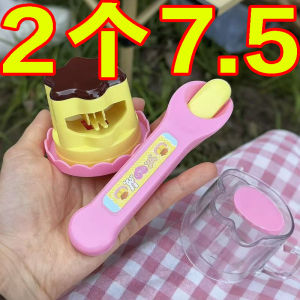 Bộ Đồ Ăn Pudding Gelatin Dâu Tây Melu Toy Food Feeding Cho Trẻ Em Đồ Chơi Gia Đình Sáng Tạo Đồ Chơi Giải Trí