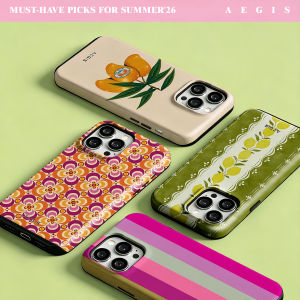 Potdemiel | Vertical Stripe Double Layer Hard Shell for iPhone 17 16 15 14 Plus 13 Pro Max Anti-Drop Shockproof PC Case
