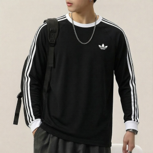 adidas | Áo Thun Dài Tay Mới Thoáng Khí Cho Mùa Thu