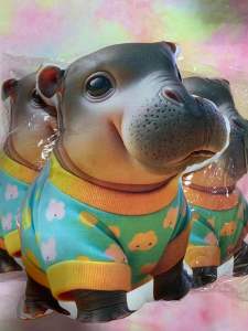 หมอนหมูเด้งพิมพ์ลาย3d ขนาด45เซนติเมตร สินค้าพร้อมส่งจากไทย