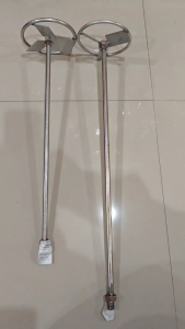 QBLADE Tangkai Aduk Hendel Mixer Drat Luar M12 M14 Baling Stainless Steel 1Pcs