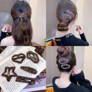 2025 ใหม่ คลิปผมลายเสือดาว คลิปผมด้านข้างสำหรับผู้หญิง คลิปผมด้านหลังศีรษะ คลิปผมเล็ก คลิปผมสำหรับสาวฮอต จี้ผม จี้ผม จี้ผม