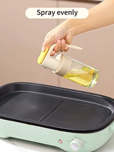 Botol Spray Minyak untuk Memasak Oil Spray Bottle Vinegar Bottle High Pressure Spray Bottle BBQ Sauce Cooking Oil Dispenser Kitchen Cooking Tools 喷油瓶