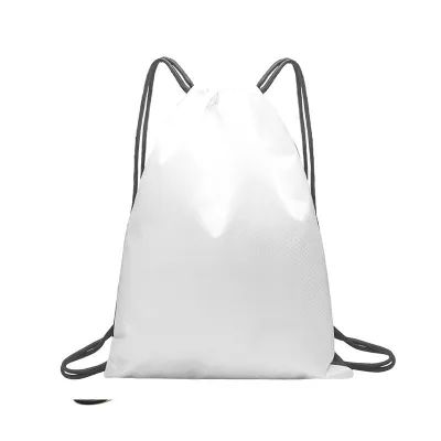 Sport Fitness Backpack Drawstring Waterproof Durable Double Shoulder Bag for Basketball Badminton Training with Logo Printing