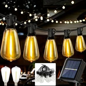 Solar Bulbs String Lights Waterproof Retro LED Globe Bulb Lamp Outdoor Fairy Light For Christmas Party Decor Patio 20/30LEDs