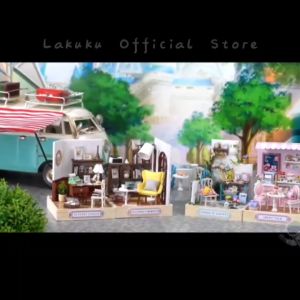 Lakuku - DIY miniatur interior rumah doll house maket room