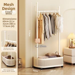 YIXUAN | Elegant Multi-functional Closet Organizer Rack with Basket