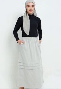 MFMW Uttaran Rok Panjang Grey