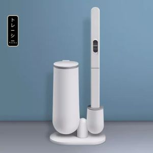 Chổi cọ toilet đóng mở tự động tích hợp miếng tẩy rửa dụng cụ cọ rửa phòng vệ sinh siêu sạch thế hệ mới