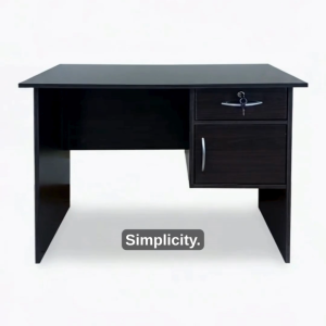 Office Table with 1 Drawer and Cabinet for Home Office