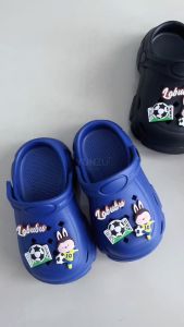 Baby & Boss - Sandal Baim Anak Laki Laki Labubu Bola Viral Kekinian Anti Slip Size 24-35