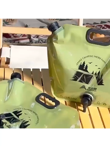 Water Bag 8 Liter / Kantong Air Portabel Lipat Dengan Keran / Wadah Air Outdoor