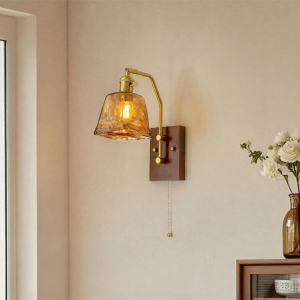 FANCY LAMP CLUB | French Retro Wall Lamp for Bedroom Bedside Foyer and Corridor