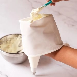 1pc Reusable Thickened Waterproof Cloth Resistant Baking Piping Bag-in Various Size for DIY Creamfor Cake Decorating&Baking Tool