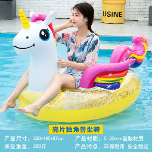 Large Inflatable Black Whale Surfboard Water Toy for Women Adults And Children Riding on Water Floating Bed Mat