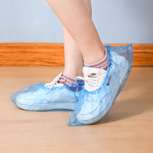 Disposable Shoe Covers Thickened Non-Woven Cartoon Print Indoor Use Anti-Slip Home And Childrens Room Durable Foot Covers