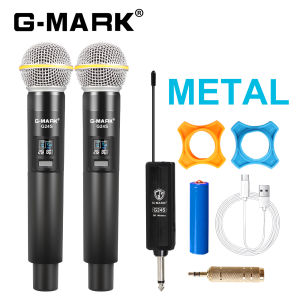 Karaoke Microphone G-MARK G24S Dynamic Mic Wireless Microphon For Speakers Live KTV Show Home Party Church
