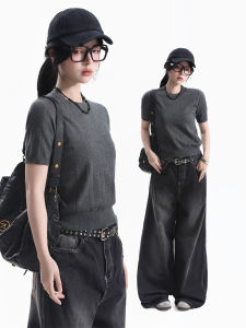 zuocisankon | Lace Hollow Knitted T-shirt