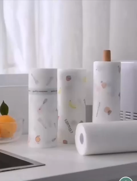2000 Tờ Giấy Lau Bếp Đa Năng/Khăn Lau Thức Ăn Thấm Dầu Đa Năng/Cuộn Giấy/Khăn Ăn Có Thể Giặt/Khăn Lau Bát Đĩa Thân Thiện Với Môi Trường