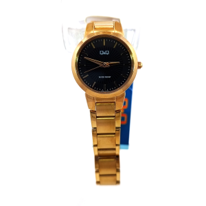 Q&Q C39A-004PY Womens Gold Stainless Steel Watch