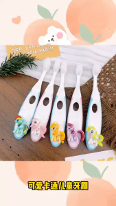 Con ngựa nhỏ của tôi bàn chải đánh răng của trẻ em lông mềm cao cấp 3 đến 6-12 tuổi bàn chải đánh răng tốt lông mềm răng trẻ em