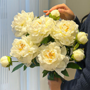 Hoa Phong Lan Giả Bằng Vải Lụa Cao Cấp Trang Trí Phòng Khách Bàn Ăn Bàn Trang Trí Hoa Phong Lan Lớn Trang Trí Hoa Sinh Học