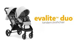 [Joie] Evalite Duo Twin Stroller - Lightweight and Easy Fold
