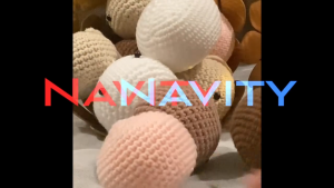 "Love Baubles" L12 W9Whimsical Handmade Christmas Baubles~ Artisanal Crochet Creations ~ MAMABEARHOUSE"