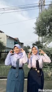 Rok Sekolah Span R1 Panjang SMP/SMA Abu Coklat Hitam Putih Biru Non Karet SMP dan SMA
