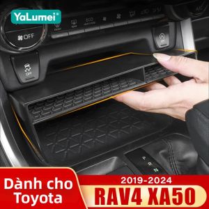 Hộp Đựng Đồ Trung Tâm Điều Khiển Xe Toyota RAV4 XA50 Hybrid 2019-2025 Chất Liệu Nhựa ABS Hộp Đựng Đồ Tỳ Tay Phụ Kiện Lưu Trữ