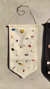 เข็มกลัด ที่เก็บแบบแขวน สําหรับเก็บสะสมเข็มกลัด จัดเก็บสะดวก