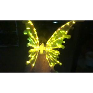 Cánh Bướm Điện Tử Cỡ Lớn Hoá Trang Cánh Tiên Cánh Khủng Long Đôi Cánh Thiên Thần Vỗ Cánh Phát Sáng Phát Nhạc-Tiệm Nhà Sóc 2023