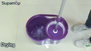 Sweet Home Taiwan No1 Supamop SH350-8 Purple Manual Press Dehydrate System Cleaning Mop Spin Mop