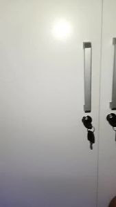 HOMEE Modern Simple Wardrobe Wooden Wardrobe Mirrored Wardrobe Home Bedroom Wardrobe