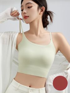 MiiOW | Áo ba lỗ lụa băng không đường may Catman dành cho nữ mùa hè 2024 Áo ngực có đệm Áo lót bên trong có lưng đẹp