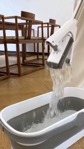 ( พร้อมส่งนะคะ )ไม้ถูพื้นฟองน้ำ ไม้ม็อบ ไม้ถูพื้น ไม้ม็อบแบบรีดน้ำ สามารถปรับระดับได้ ฟองน้ำ ซึมซับน้ำได้ดี ใช้ทำความสะอาด ไม้ถูพื้นดูดซึมสูง คุณสมบัติพิเศษช่วยดูดซับน้ำ ฝุ่นละอองได้