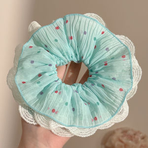 PINK EMPRESS | Soft Bubble Cloth Pink Floral Big Bow Hair Band