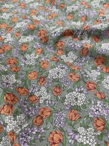 Vải linen hoạ tiết lạ mắt . Khổ vải 14m