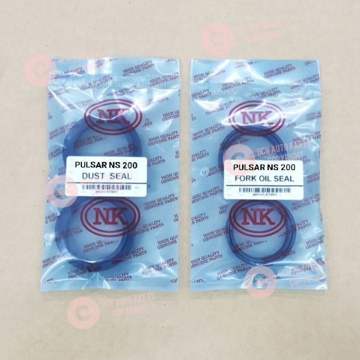 FORK OIL SEAL DUST SEAL MODENAS BAJAJ PULSAR NS 200 RS 200 NK fork-oil-seal-dust-seal-modenas-bajaj-pulsar-ns-200-rs-200-nk