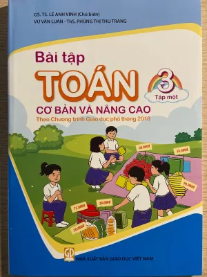 Sách bài tập Toán lớp 3 tập 1 cơ bản và nâng cao