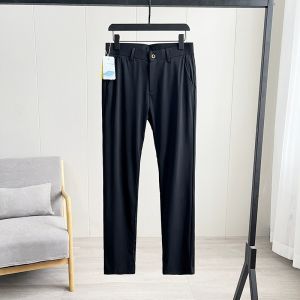 Quần Dài Nam Bằng Lụa Cao Cấp Chống Nhăn Bóng Mượt Thời Trang Mùa Hè Quần Dài Ống Đứng Cạp Vừa Màu Trơn