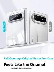 HANNUO | Magnetic Anti-drop Aluminum Silicate Glass Case Cover for Huawei PuraXMax Flip