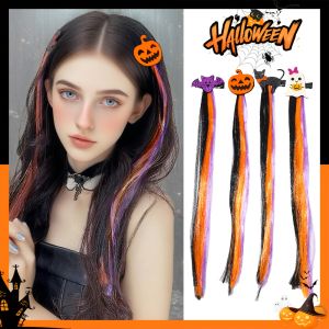 4 Pcs Decorate and Brighten Your Look with Bats and Pumpkins. Funny Cat and Ghost Atmosphere. Halloween Gifts for Girls